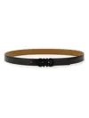 Ferragamo Reversible Gancini Belt In Black
