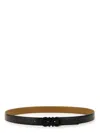 Ferragamo Reversible Gancini Belt In Black