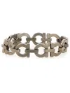Ferragamo Gancini Bracelet In Metallic