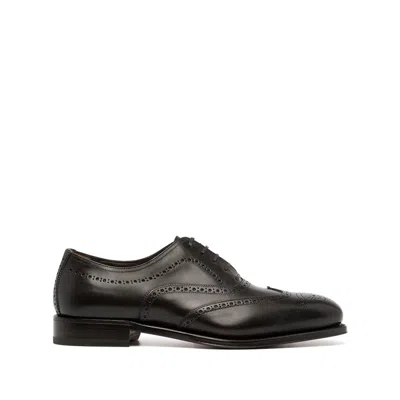 Ferragamo Men's Black Balmoral