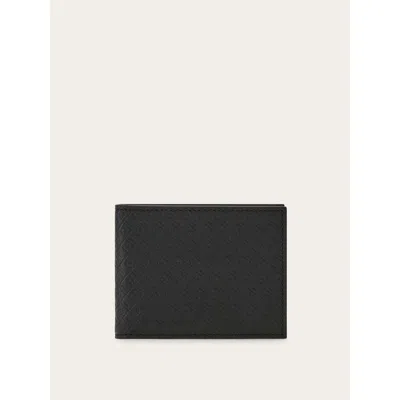 Ferragamo Men's Black Calf Leather Wallet In ["black"]
