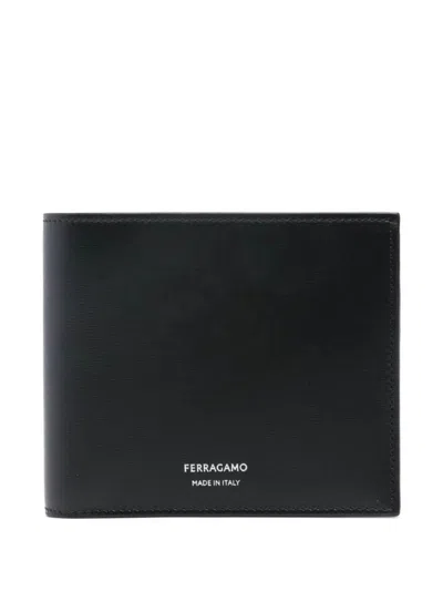 Ferragamo Bi-fold Wallet In Black