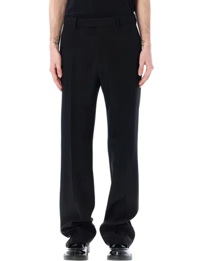 Ferragamo Men's Black Wool Tailored Trouser