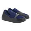 Ferragamo Men's Blue Lunar Hybrid Sneakers In Blue
