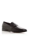 Ferragamo Loafer Metal Detail Round Toe In Black