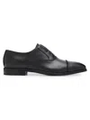 Ferragamo Tramezza Oxford With Toe Cap In Black