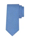 Ferragamo Men's Brigitte Butterfly-pattern Silk Tie In Pattern