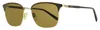Ferragamo Men's Browline Sunglasses Sf180s 271 Havana/gold 54mm In Multi
