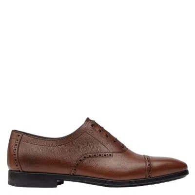 Ferragamo Men's Brown Derby Oxfords & Derbys