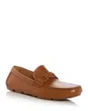 Ferragamo Brown Loafers With Ganicini Plaque On The Front In Leather Man In Naturale
