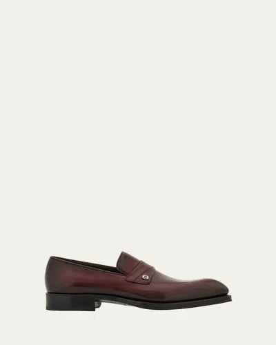 Ferragamo Tramezza Loafer In Red