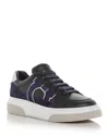 Ferragamo Cassina Gan 2 Low Top Sneakers In Blue