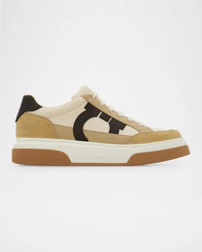 FERRAGAMO MEN'S CASSINA GANCIO SNEAKERS