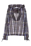 Ferragamo Men Check Blouse In Multicolor