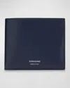 Ferragamo Classic Logo Bi-fold Leather Wallet In Midnight