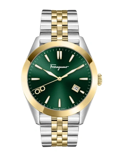 Ferragamo Men's Classic Watch In Green