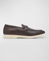 Ferragamo Gancini Decorative Loafers In T.moro 23