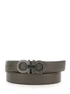 Ferragamo Men Double Adjus In Gray