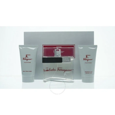 Ferragamo Men's F Gift Set Fragrances 843711237590 In Black