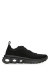 Ferragamo Sneakers Mit Gancini-schild In Black