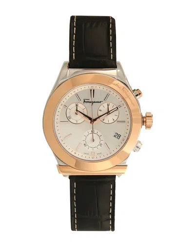 Ferragamo Men's  1898 Watch In Black