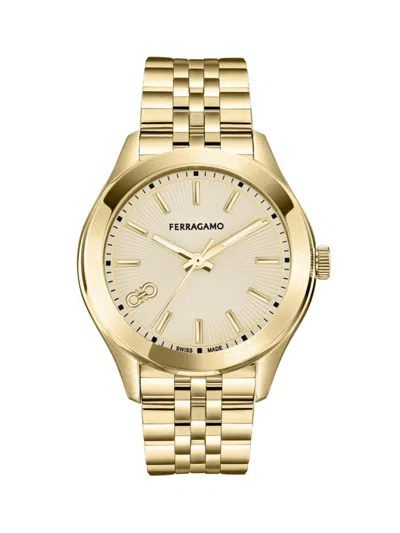 Ferragamo Men's  Classic Goldtone Stainless Steel Watch/38mm