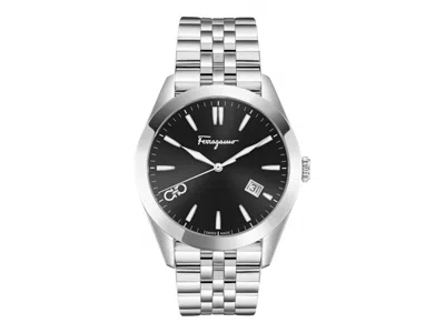 Pre-owned Ferragamo Men's  Classic Sfus00824 Watch In Stainless Steel