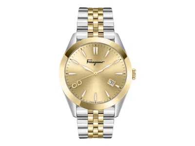 Pre-owned Ferragamo Men's  Classic Sfus01124 Watch In Stainless Steel