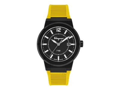 Pre-owned Ferragamo Men's  F80 Sfhy01522 Watch In Stainless Steel