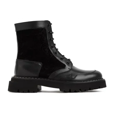 Ferragamo Iuri Men's Boots In Black