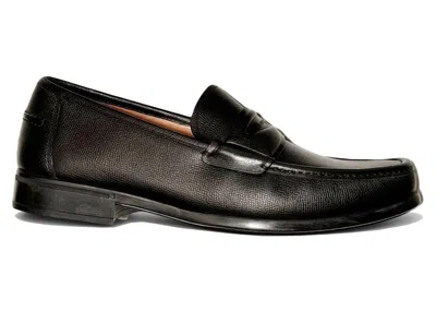 Pre-owned Ferragamo Men's  Lanzarote Loafers Sneakers In Black