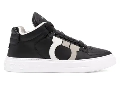 Pre-owned Ferragamo Men's  Marvelous Lowtop Sneakers In Black
