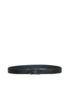 Ferragamo Men  Reversible Belt In Black