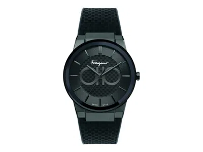 Pre-owned Ferragamo Men's  Sapphire Sfhp00320 Watch In Stainless Steel