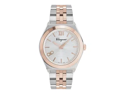 Pre-owned Ferragamo Men's  Vega New Sfki00323 Watch In Stainless Steel