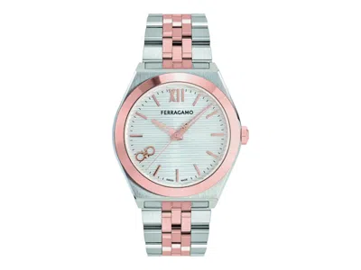 Pre-owned Ferragamo Men's  Vega New Sfki01124 Watch In Stainless Steel