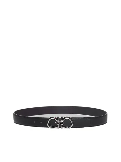 FERRAGAMO FERRAGAMO MEN FERRAGAMO<BR/>REVERSIBLE "GANCINI" BELT