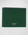 Ferragamo Classic Leather Bifold Wallet In Forest Gre