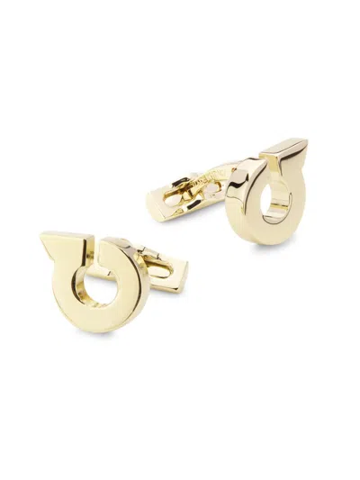 Ferragamo Men's Gancini Brass Cufflinks