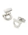 Ferragamo Gancini Cufflinks In Gem Ottone