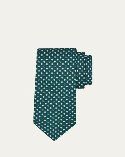 Ferragamo Men's Gancini Golf Tee Tie In Green