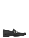 Ferragamo Men's Gancini Ornament Caspian Leather Loafers