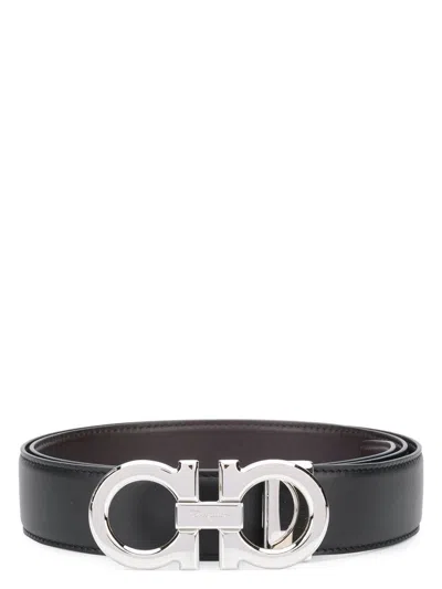 FERRAGAMO MEN'S GANCINI REVERSIBLE BUCKLE BELT