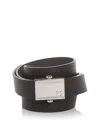 Ferragamo Men's Gancini Reversible Leather Belt In Brown