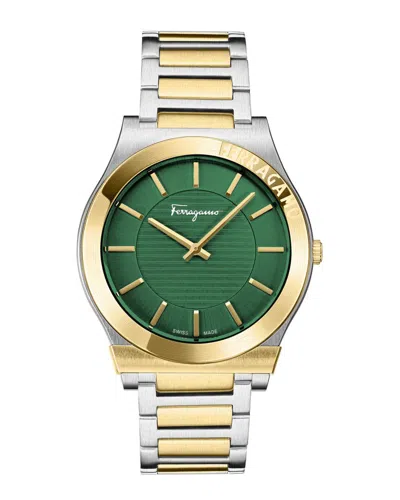 Ferragamo Men's Gancini Watch In Multi