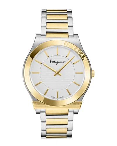 Ferragamo Men's Gancini Watch In Multi