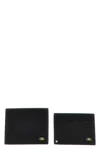 Ferragamo Gancio Wallets, Card Holders Black In Black