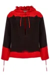 Ferragamo Hooded Blouse Fell Off Shirt And Blouse Multicolor In Multicolor