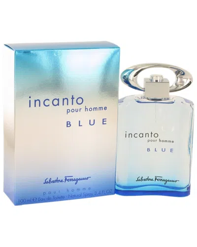 Ferragamo Men's Incanto Blue 3.4oz Eau De Toilette