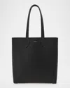 Ferragamo Men's Items Reversible Calfskin Tote Bag In Nero/nero-
